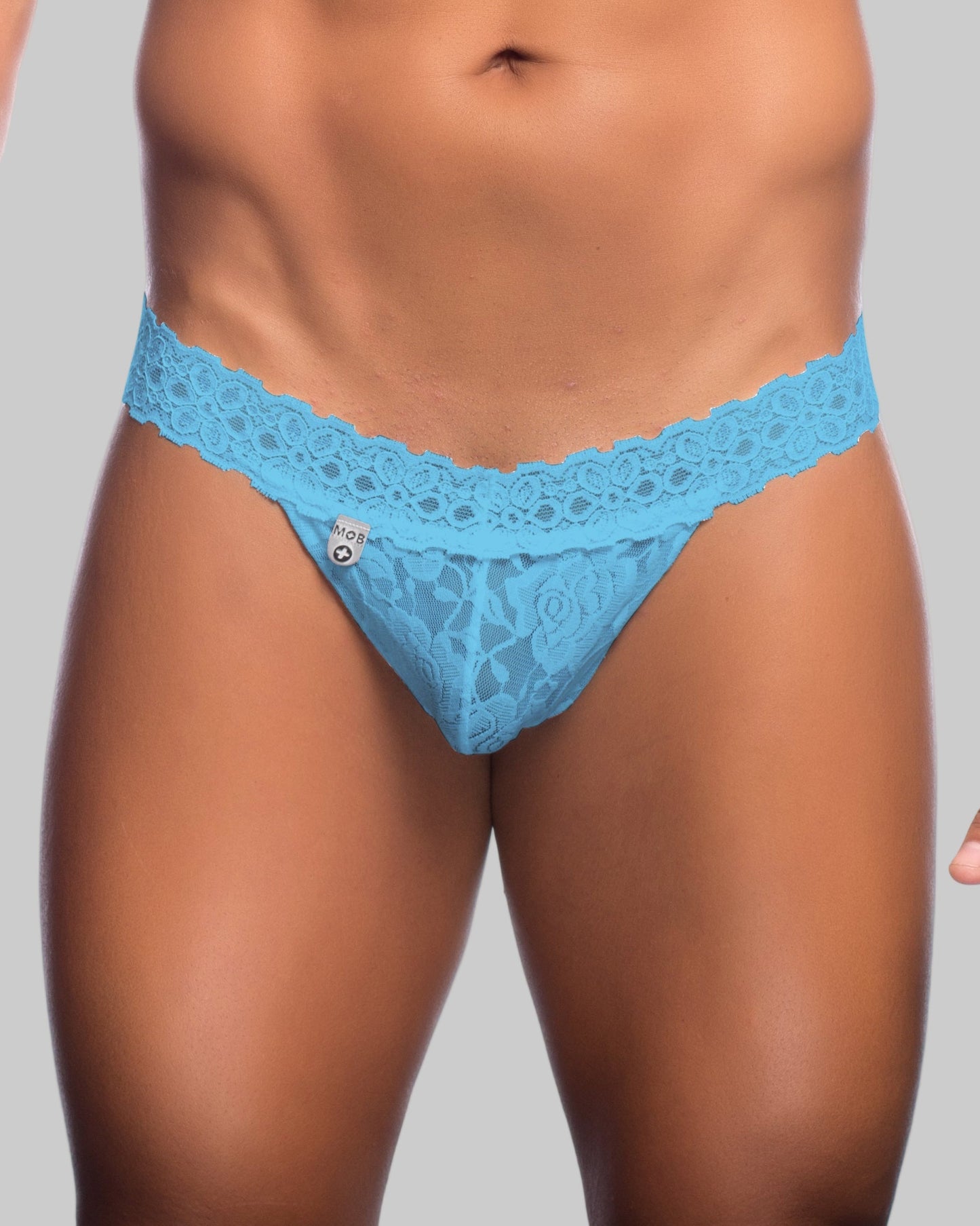 MOB Men's Lace Waist Thong Malebasics
