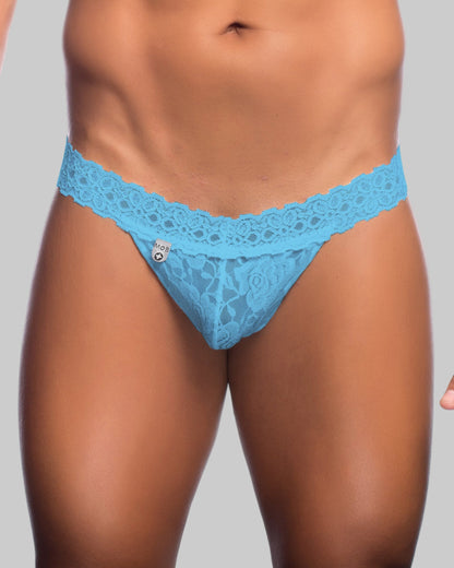 MOB Men's Lace Waist Thong Malebasics