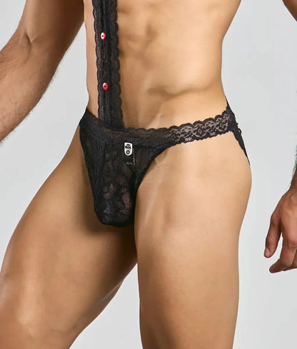 MOB Tuxedo Lace Thong Malebasics