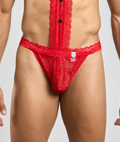 MOB Tuxedo Lace Thong Malebasics