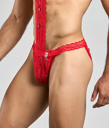 MOB Tuxedo Lace Thong Malebasics