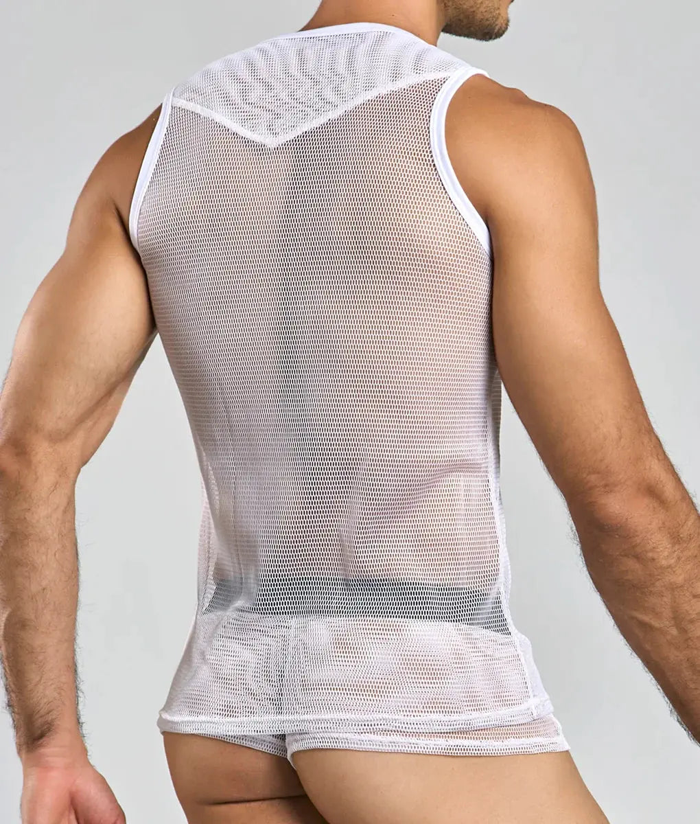 MOB Fishnet Tanktop Malebasics