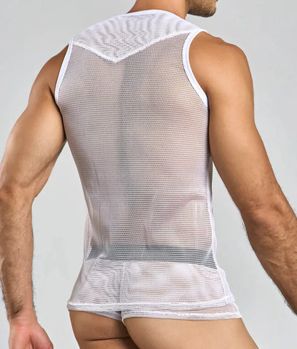 MOB Fishnet Tanktop Malebasics