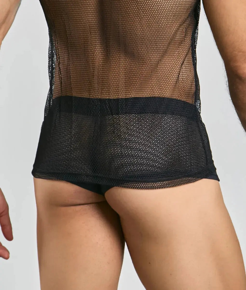 MOB Fishnet Tanktop Malebasics