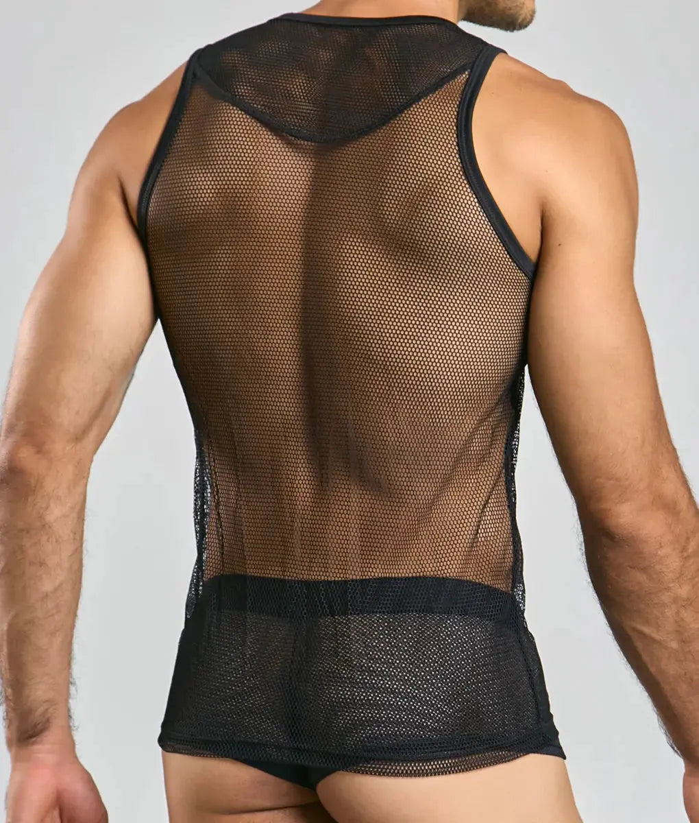 MOB Fishnet Tanktop Malebasics