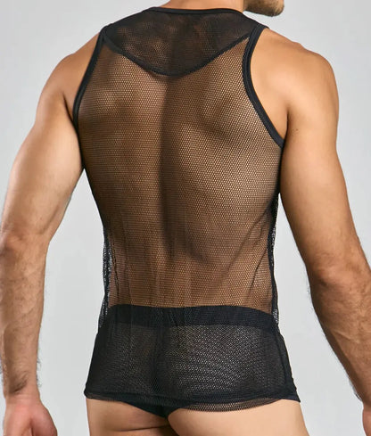 MOB Fishnet Tanktop Malebasics