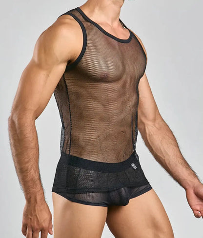 MOB Fishnet Tanktop Malebasics