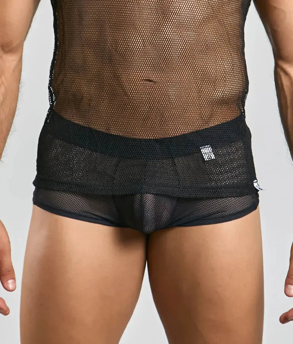 MOB Fishnet Tanktop Malebasics