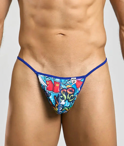 MOB Hipster T Thong Print Malebasics