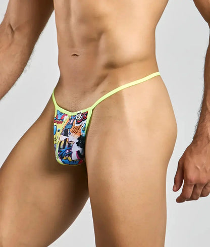 MOB Hipster T Thong Print Malebasics