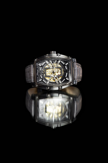 Fraser And Co The Visionary Titanium Skeletonized Automatic Timepiece - MENLL