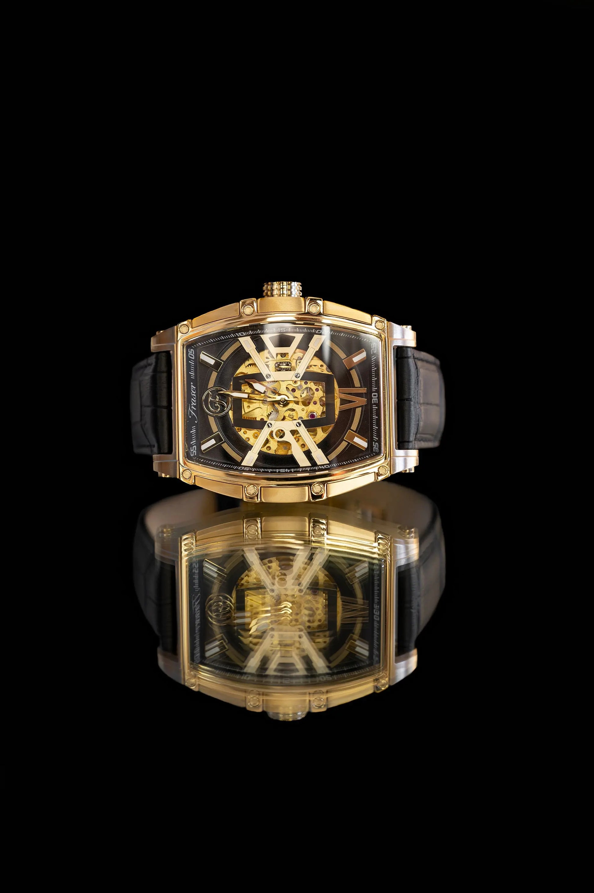 Fraser And Co The Visionary Titanium Skeletonized Automatic Timepiece - MENLL