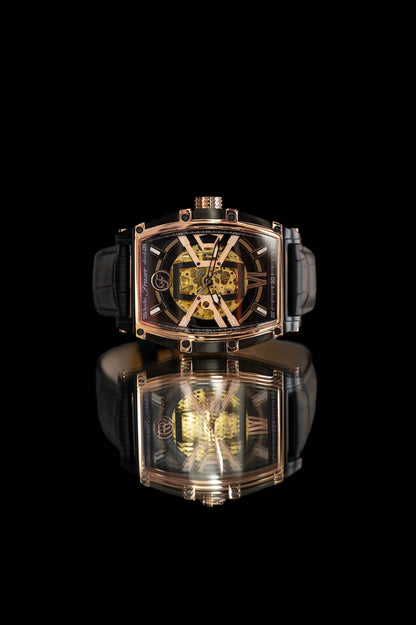 Fraser And Co The Visionary Titanium Skeletonized Automatic Timepiece - MENLL