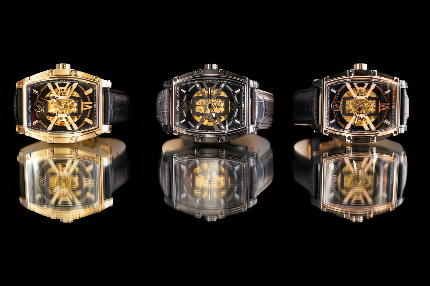 Fraser And Co The Visionary Titanium Skeletonized Automatic Timepiece - MENLL