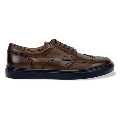 Men's Don Giovanni Wingtips - Brown by MOCALMO
