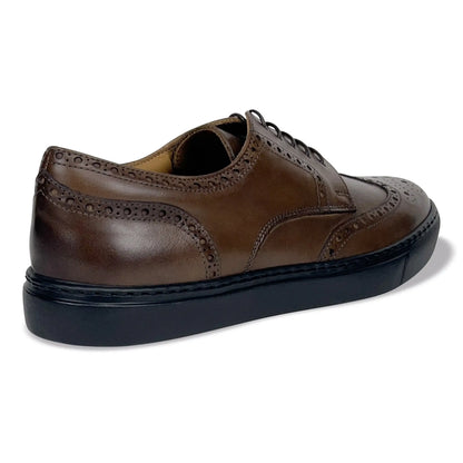 Men's Don Giovanni Wingtips - Brown by MOCALMO