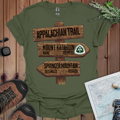 Appalachian Trail Unisex T-Shirt Katahdin Springer 2200 Miles