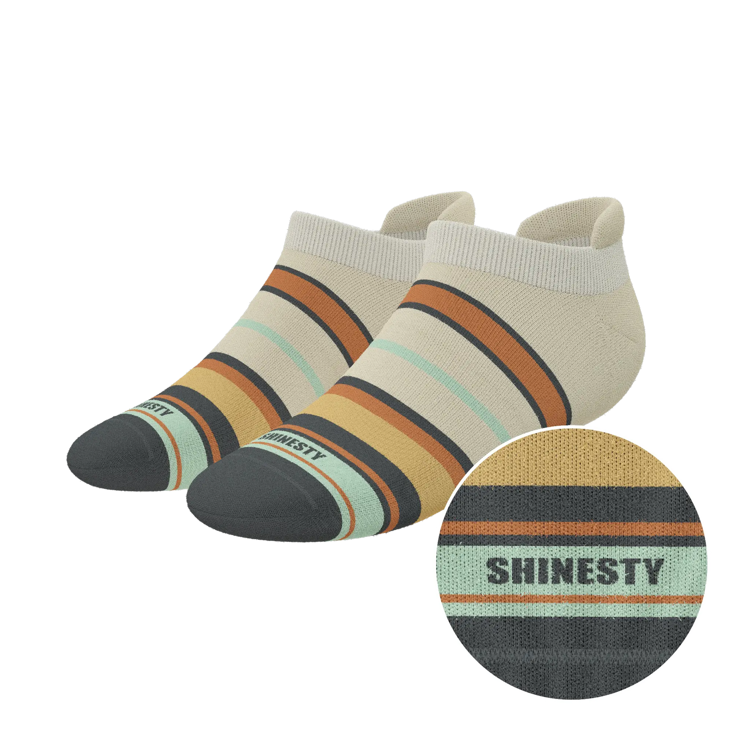 The Mirage | Cactus Heel Hammock™ Ankle Socks Shinesty