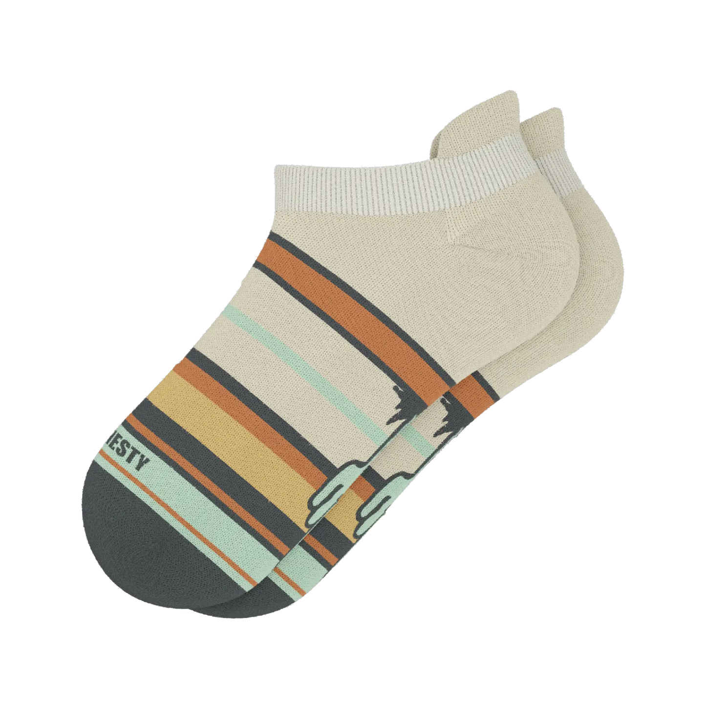 The Mirage | Cactus Heel Hammock™ Ankle Socks Shinesty