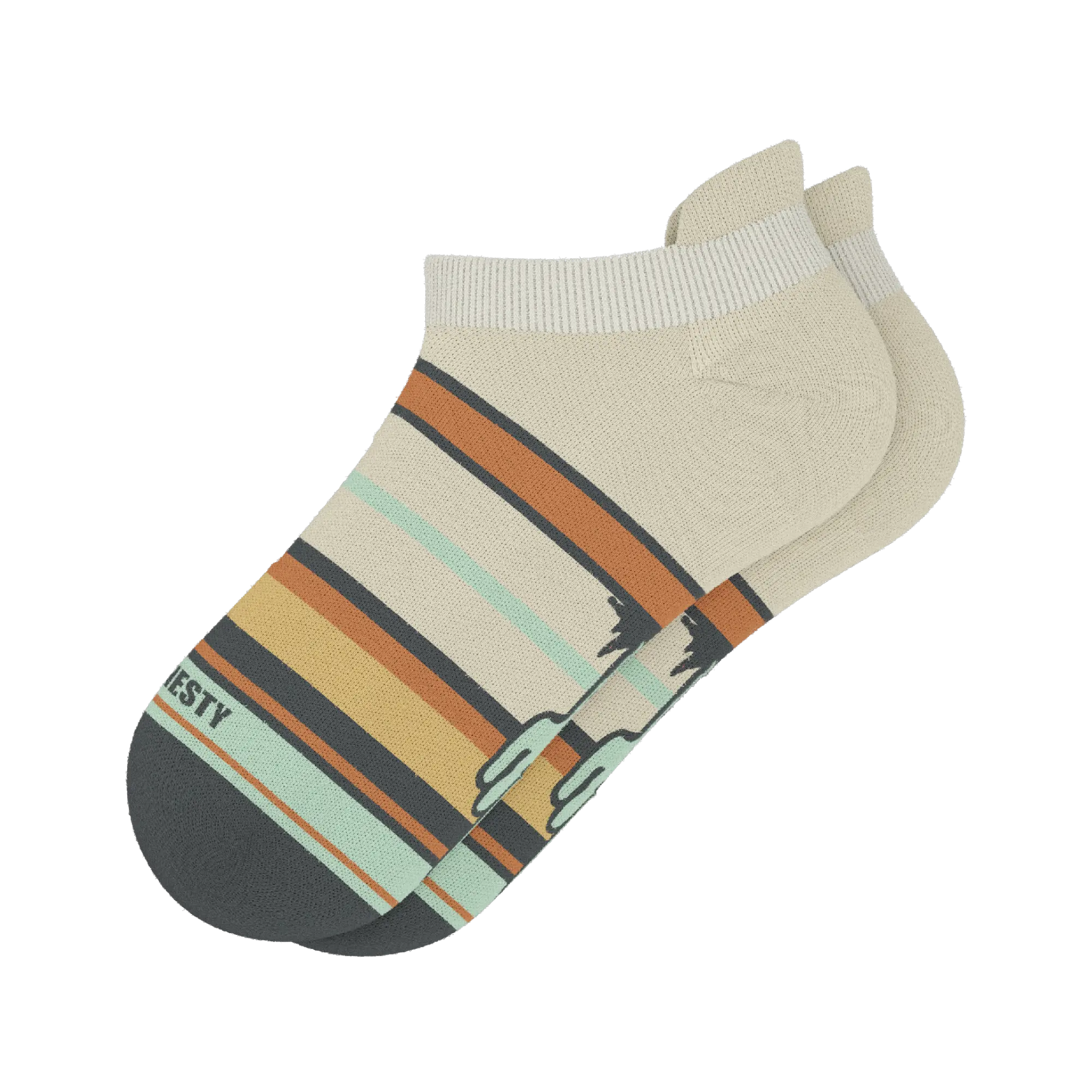The Mirage | Cactus Heel Hammock™ Ankle Socks Shinesty
