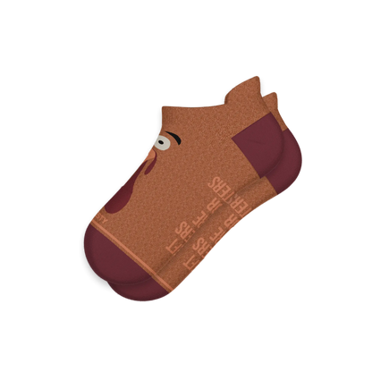 The No Leftovers | Thanksgiving Turkey Heel Hammock™ Ankle Socks Shinesty