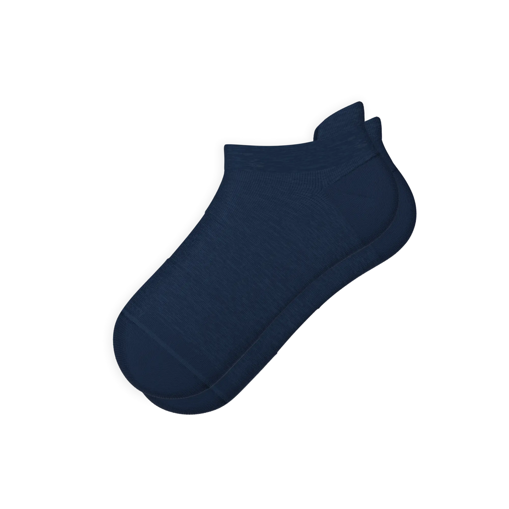 The Ocean Blue | Chambray Heather Heel Hammock™ Ankle Socks - MENLL