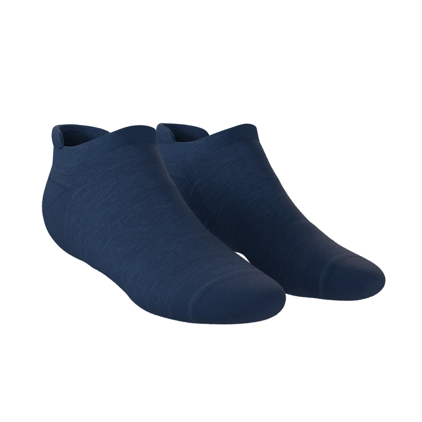 The Ocean Blue | Chambray Heather Heel Hammock™ Ankle Socks - MENLL