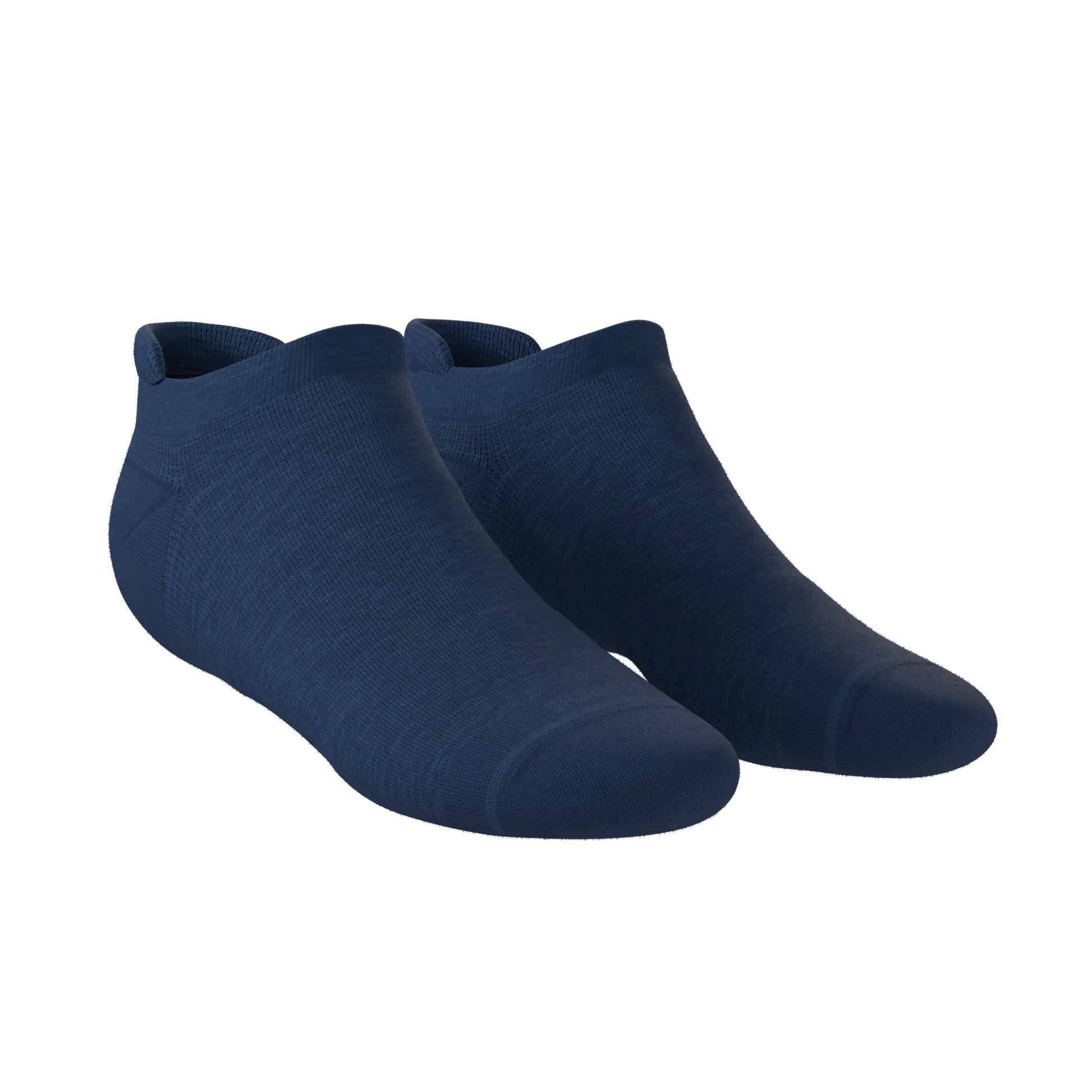 The Ocean Blue | Chambray Heather Heel Hammock™ Ankle Socks - MENLL