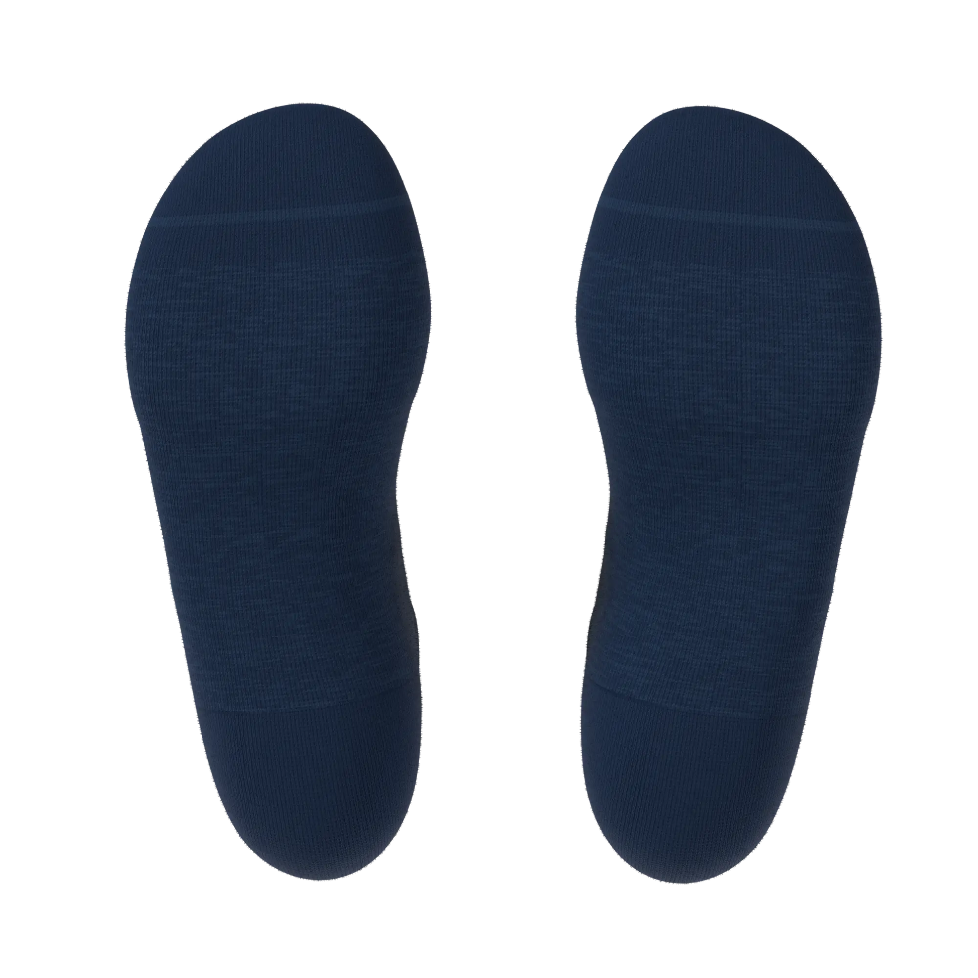 The Ocean Blue | Chambray Heather Heel Hammock™ Ankle Socks - MENLL