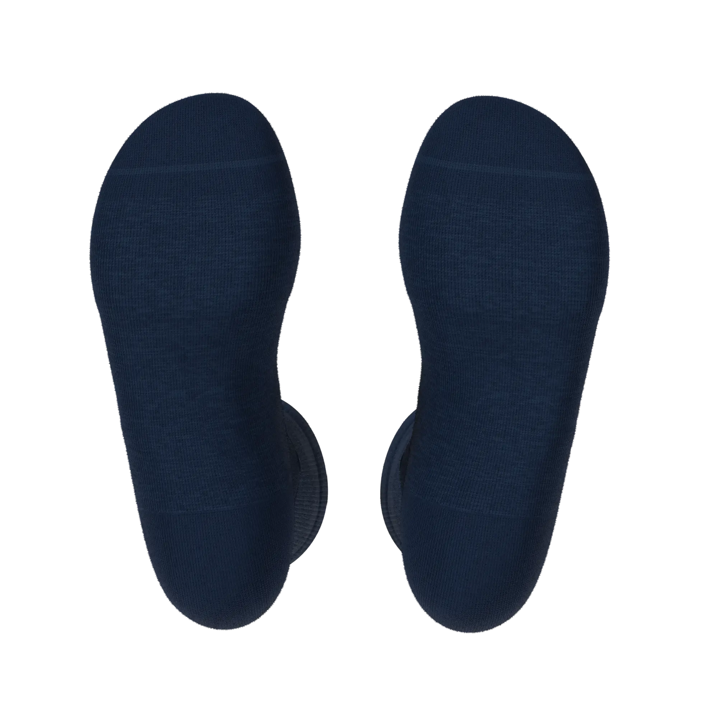 The Ocean Blue | Chambray Heather Heel Hammock™ Crew Socks - MENLL