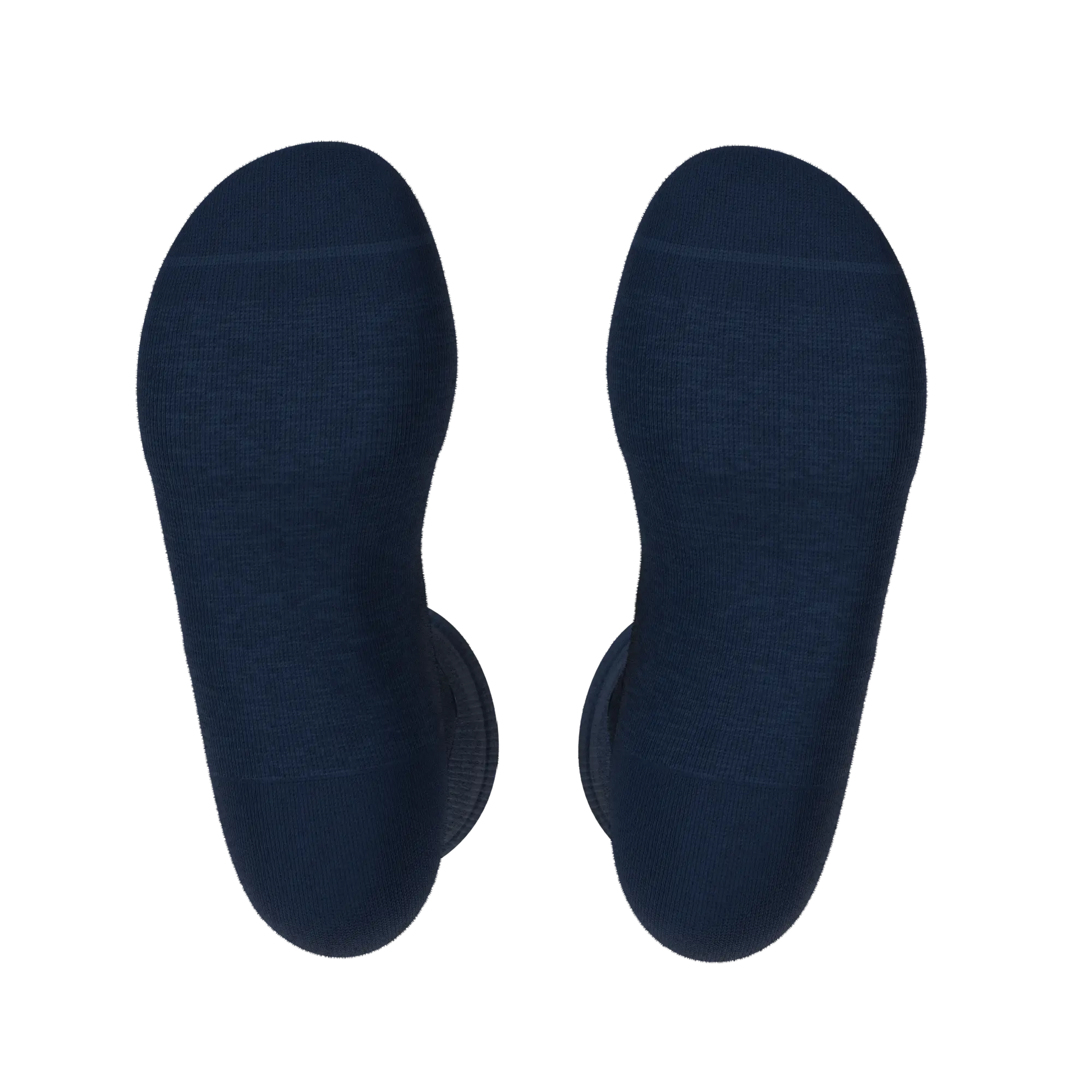The Ocean Blue | Chambray Heather Heel Hammock™ Crew Socks - MENLL