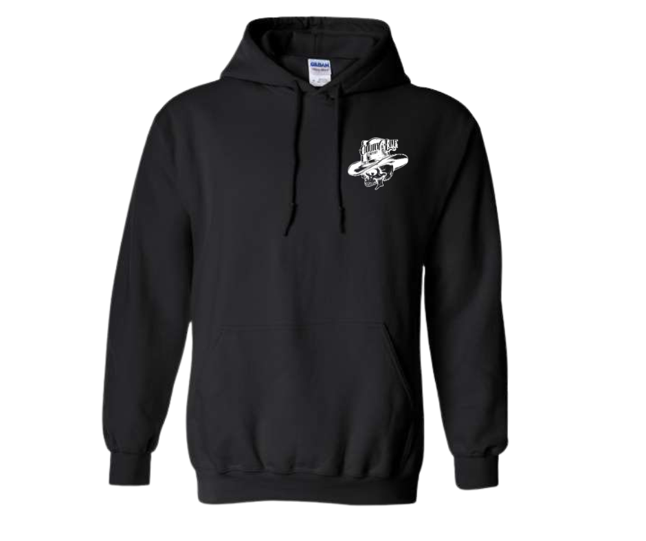 Outlaw Skull Hoodie County Line Company