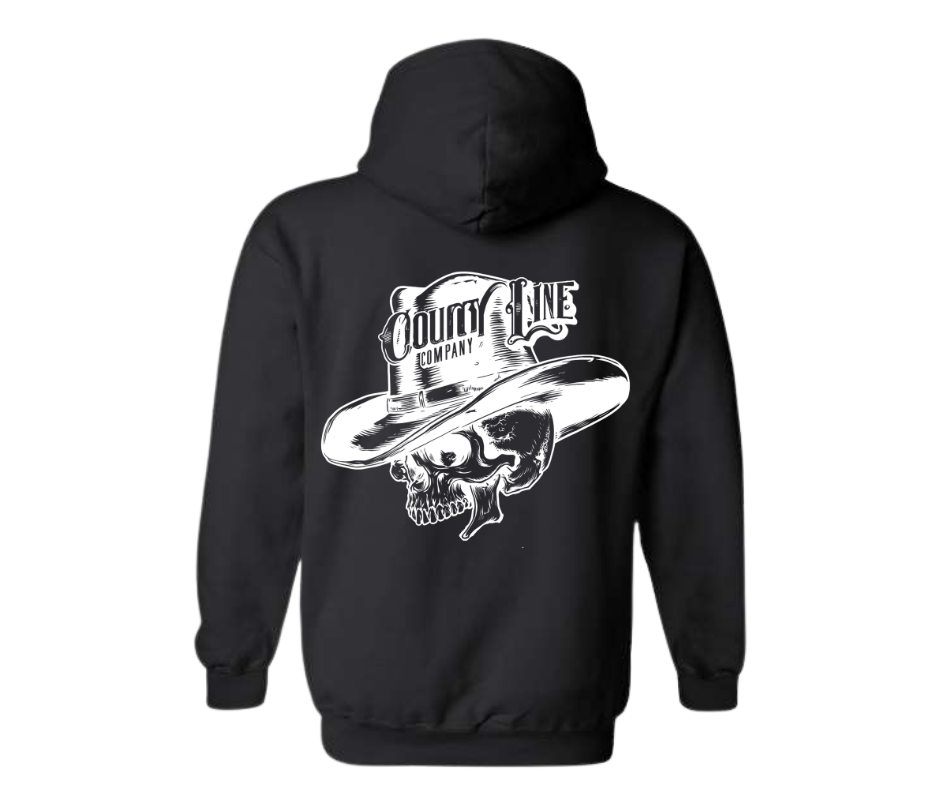 Outlaw Skull Hoodie County Line Company