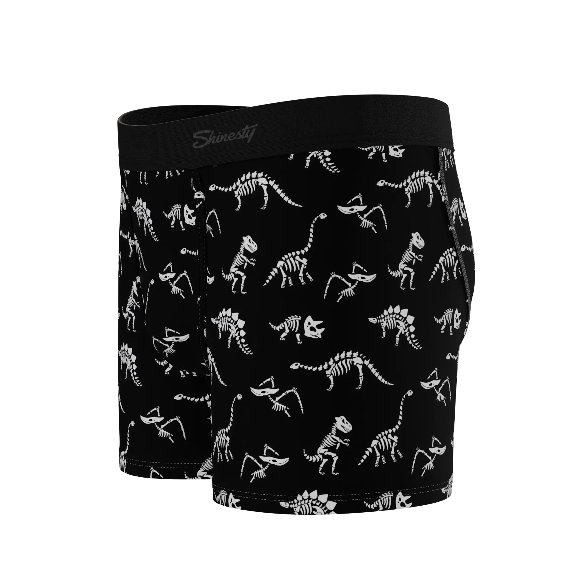 The Paleontologist | Glow in the Dark Dinosaurs Boy's Boxer Briefs Shinesty
