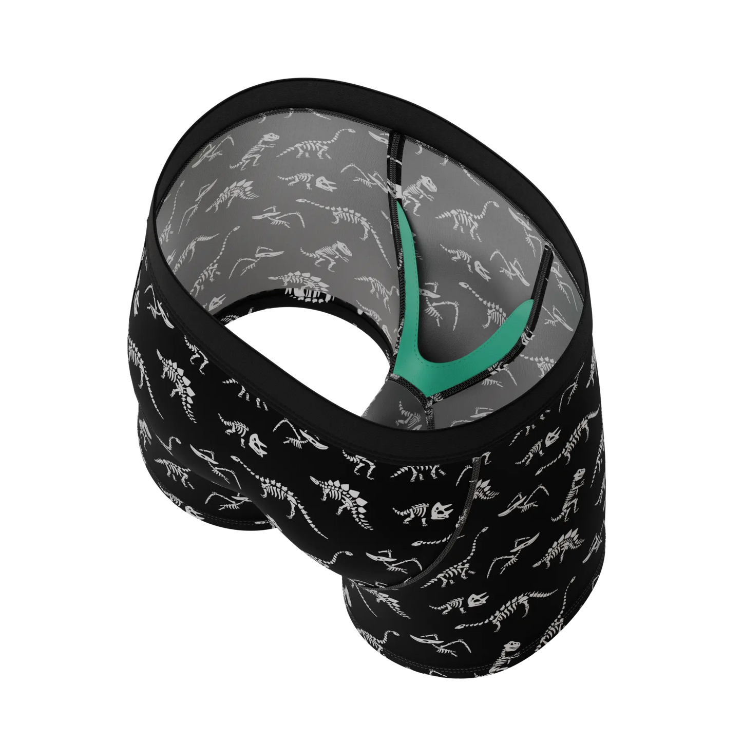 The Paleontologist | Glow in the Dark Dinosaurs Boy's Boxer Briefs Shinesty