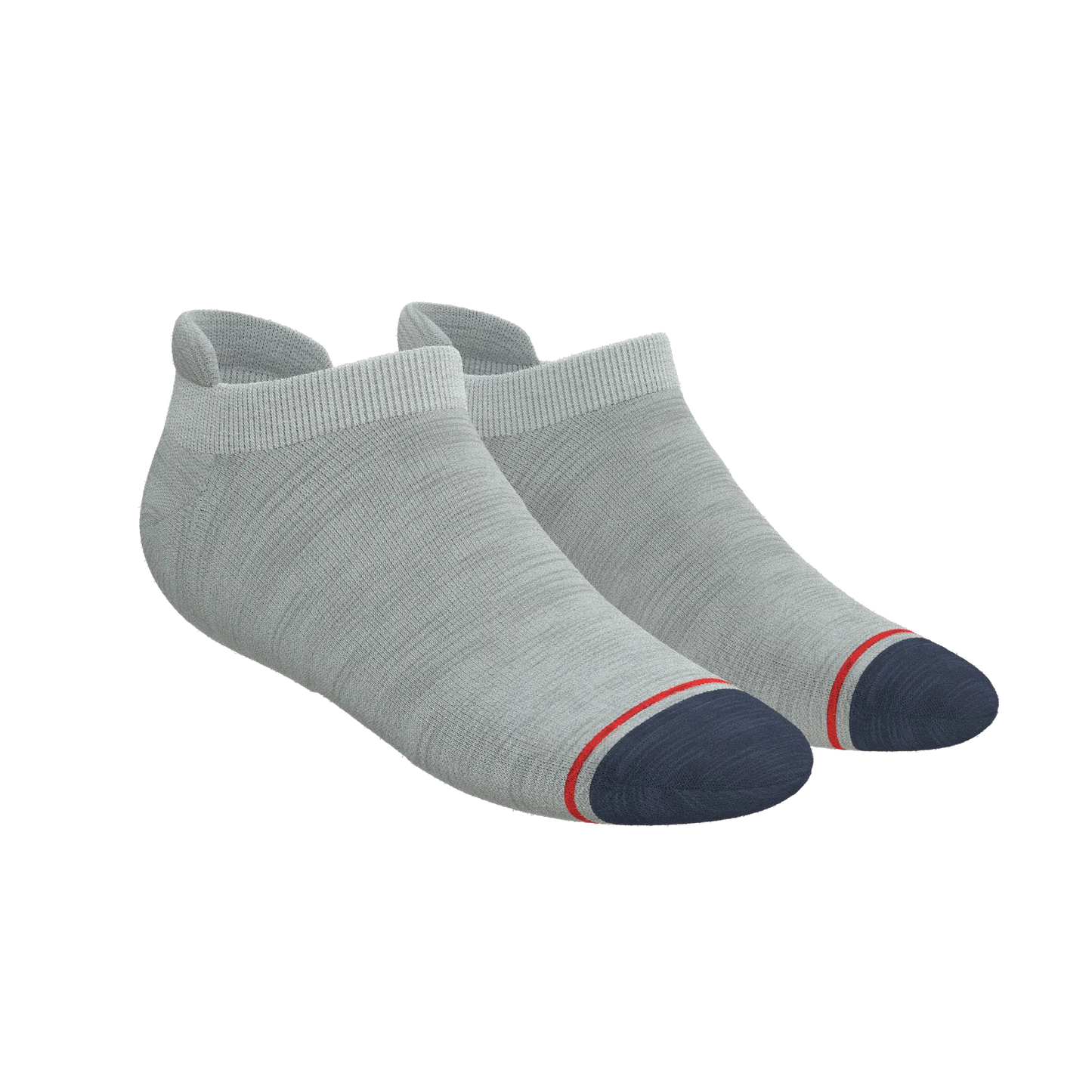 The Pebble | Grey Heel Hammock™ Ankle Socks - MENLL
