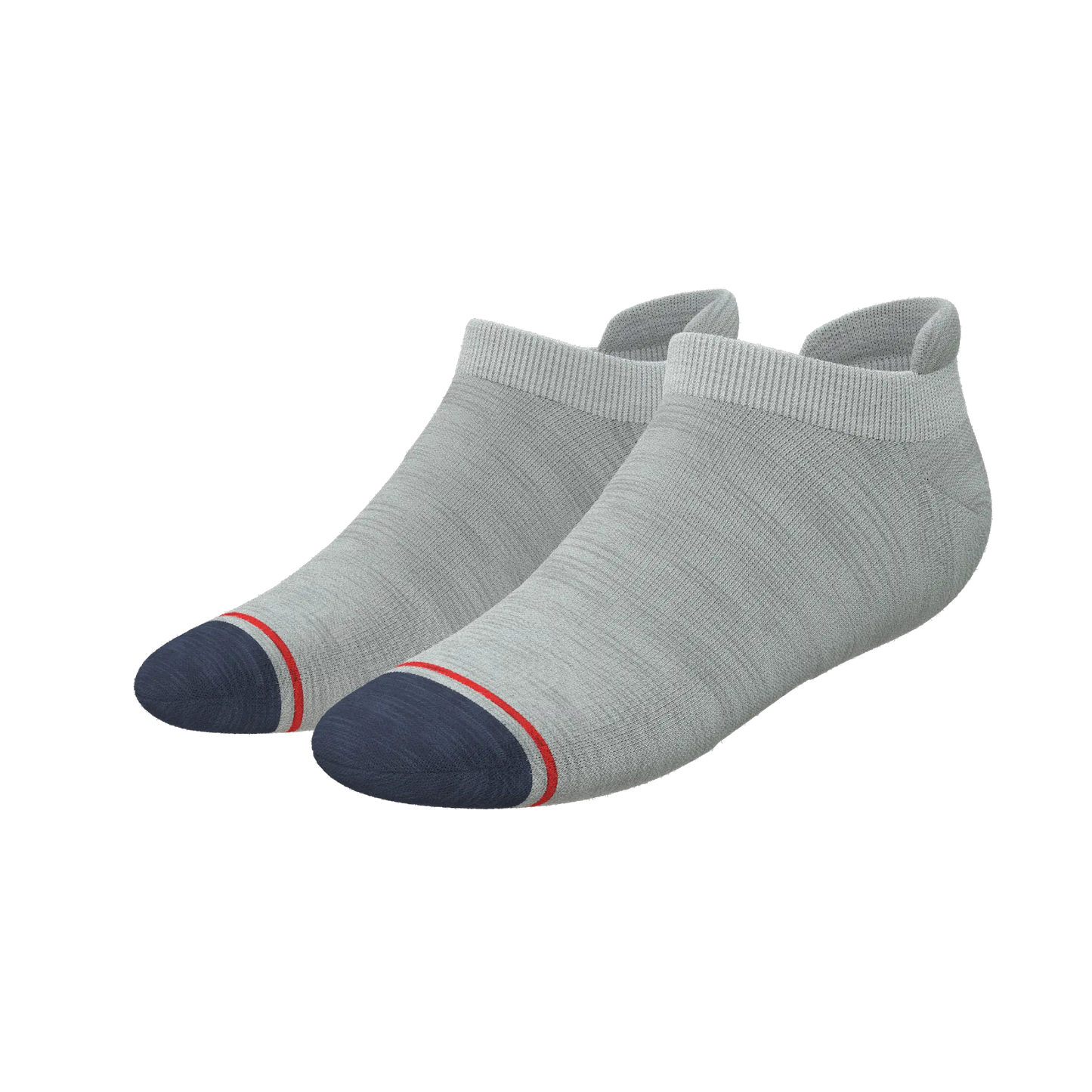 The Pebble | Grey Heel Hammock™ Ankle Socks - MENLL