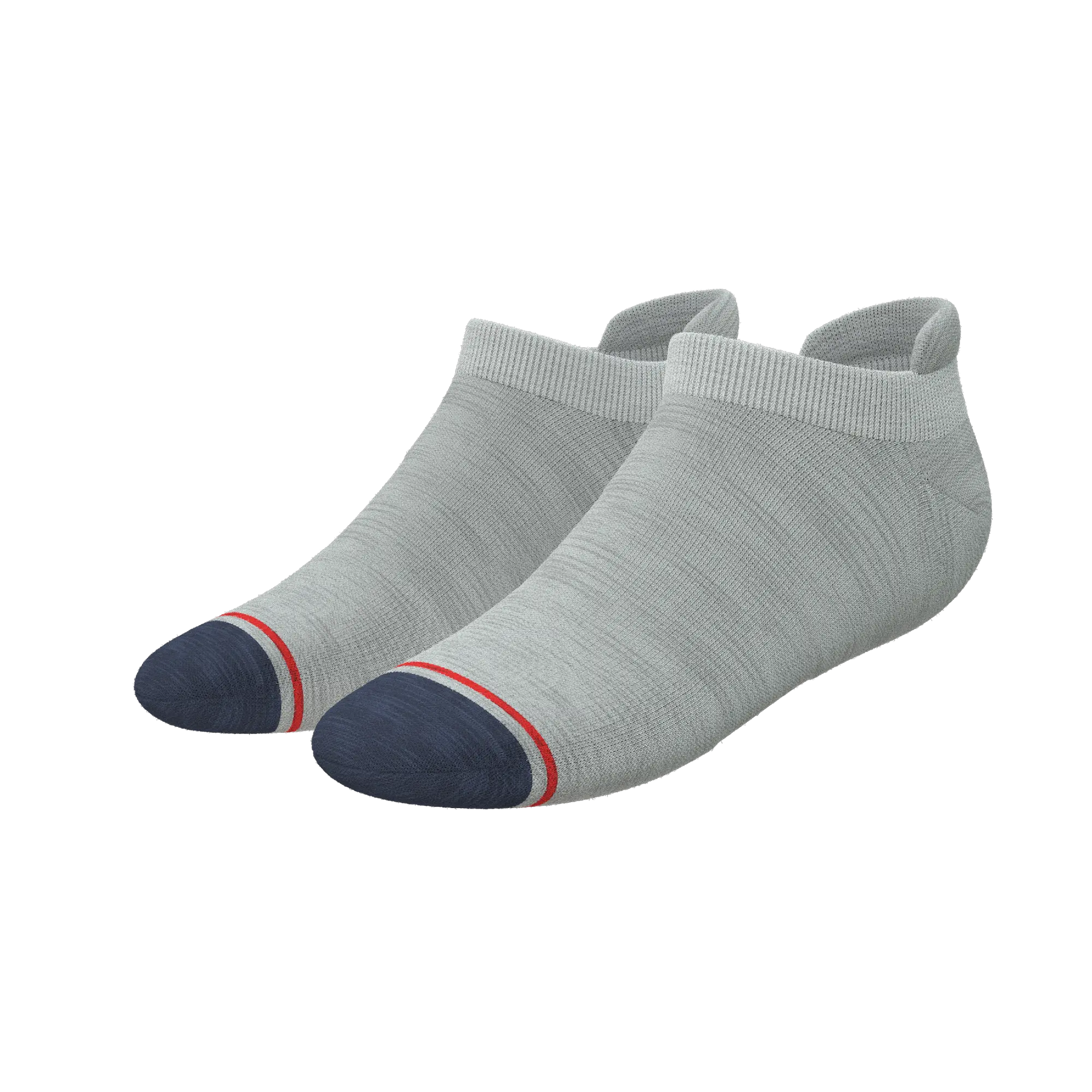The Pebble | Grey Heel Hammock™ Ankle Socks - MENLL