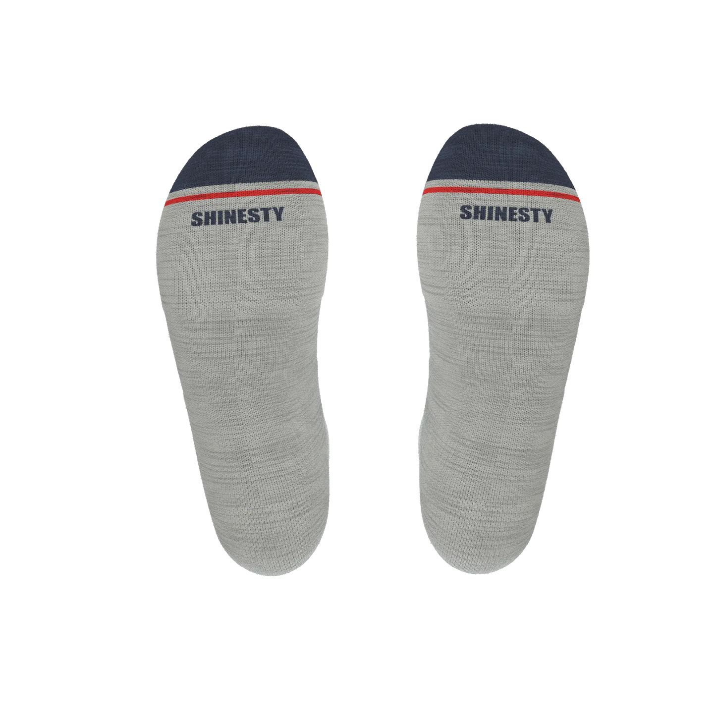 The Pebble | Grey Heel Hammock™ Ankle Socks - MENLL