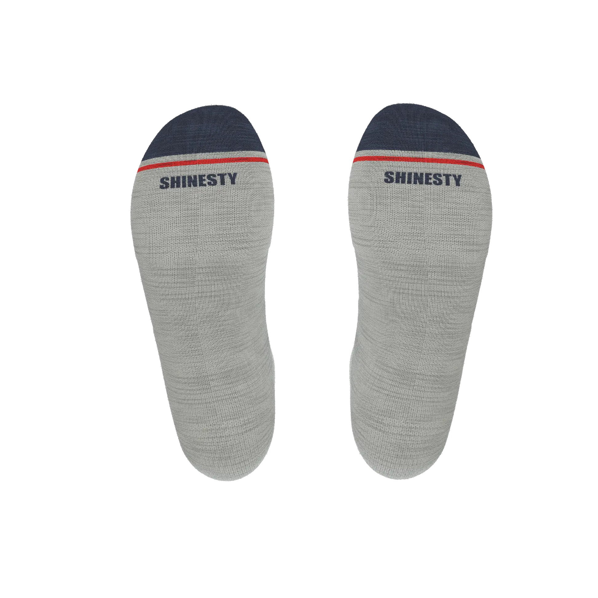 The Pebble | Grey Heel Hammock™ Ankle Socks - MENLL