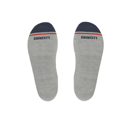The Pebble | Grey Heel Hammock™ Ankle Socks - MENLL