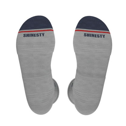The Pebble | Grey Heel Hammock™ Crew Socks - MENLL