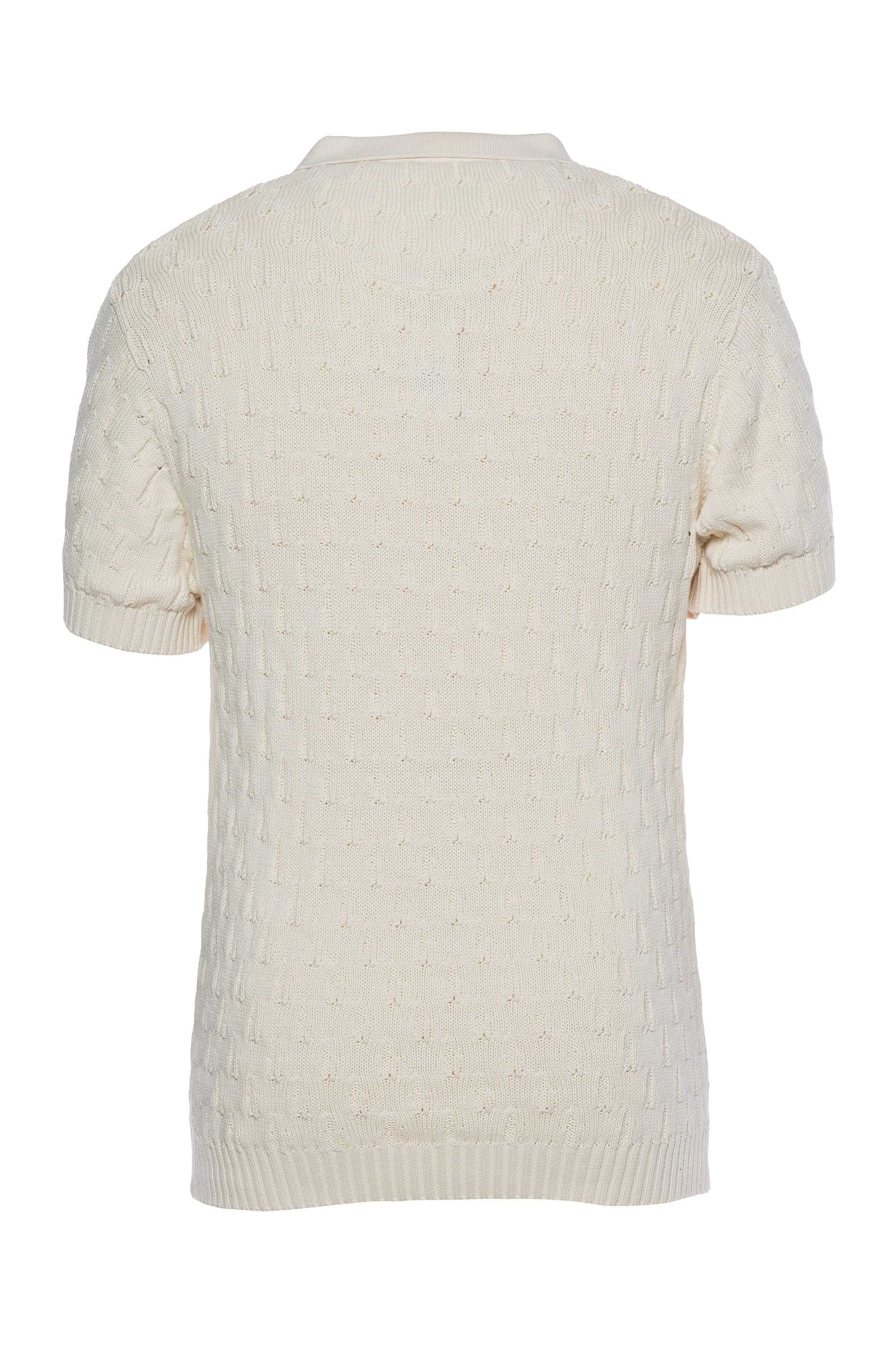 Pete | Jacquard Knit Polo - MENLL