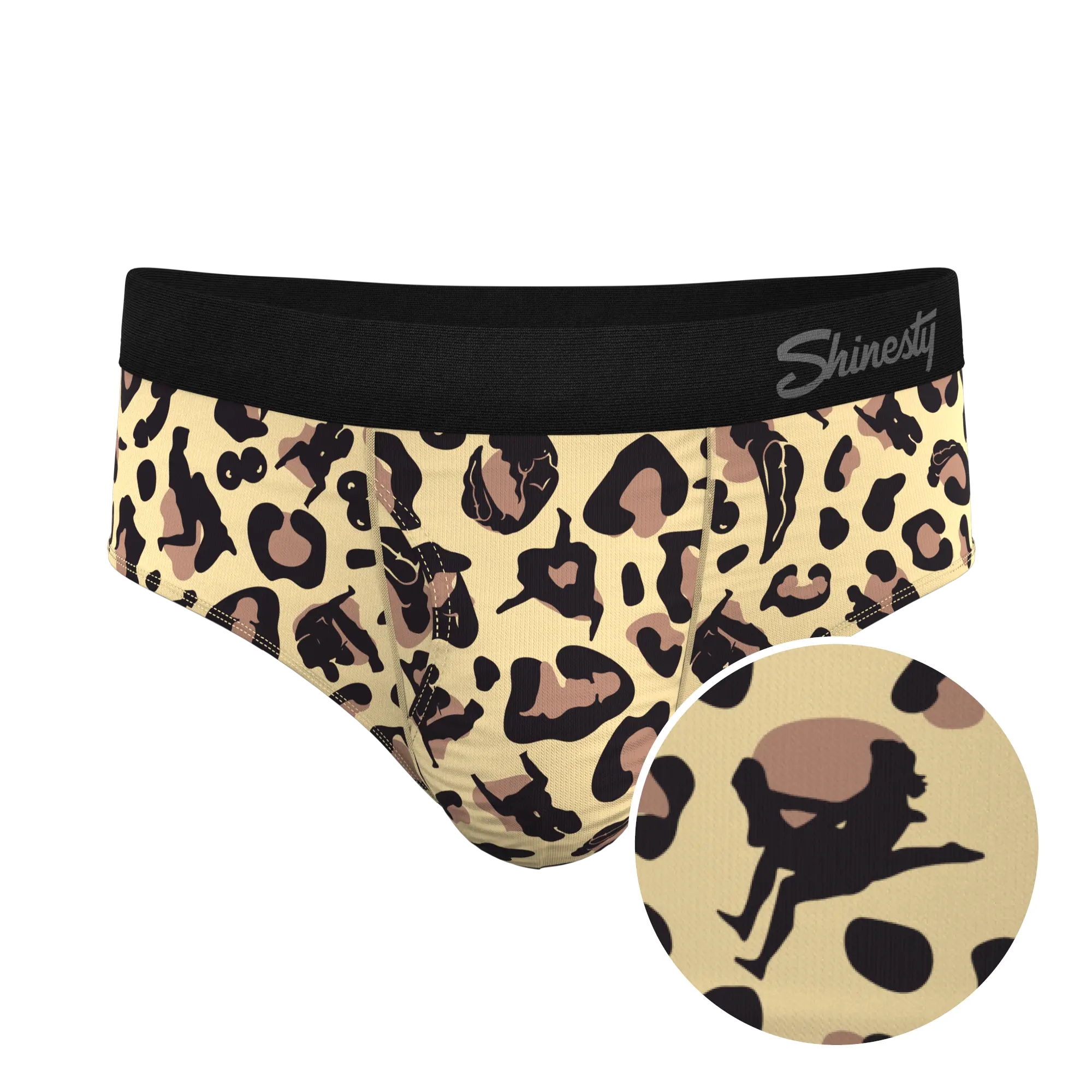 The Primal Passion | Naughty Cheetah Print Ball Hammock® Pouch Underwear Briefs - MENLL