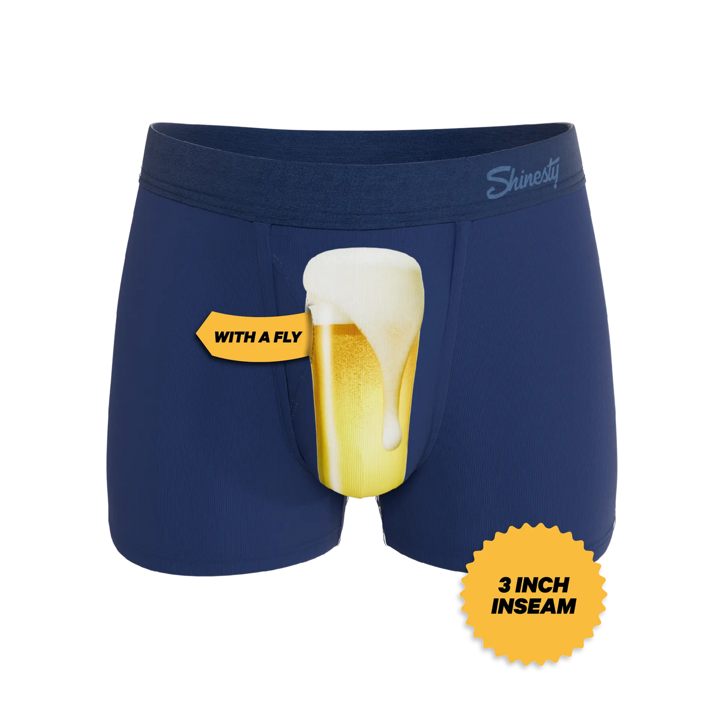 The Proper Pint | Beer Glass Ball Hammock® Pouch Trunks Underwear Shinesty