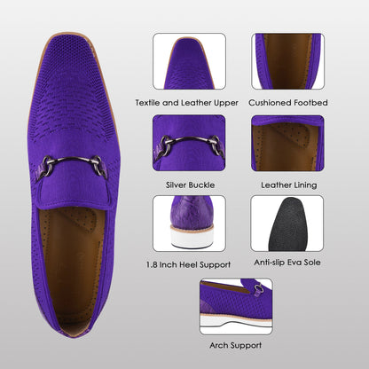 Accessories - Jack Mens Leather Textile Casual Loafers LIBERTYZENO