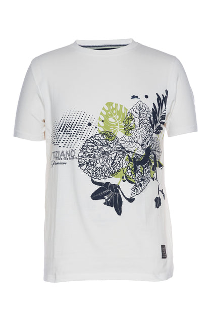 A.Tiziano A.Tiziano Men Shirts - Red | Graphic Print Tee - Premium Quality - Premium Quality