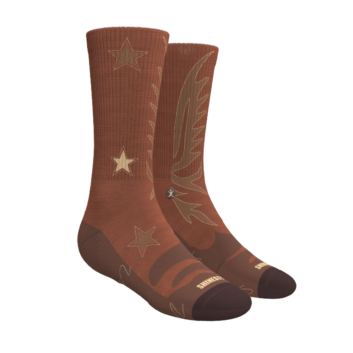 The Rodeo | Western Heel Hammock™ Crew Socks - MENLL