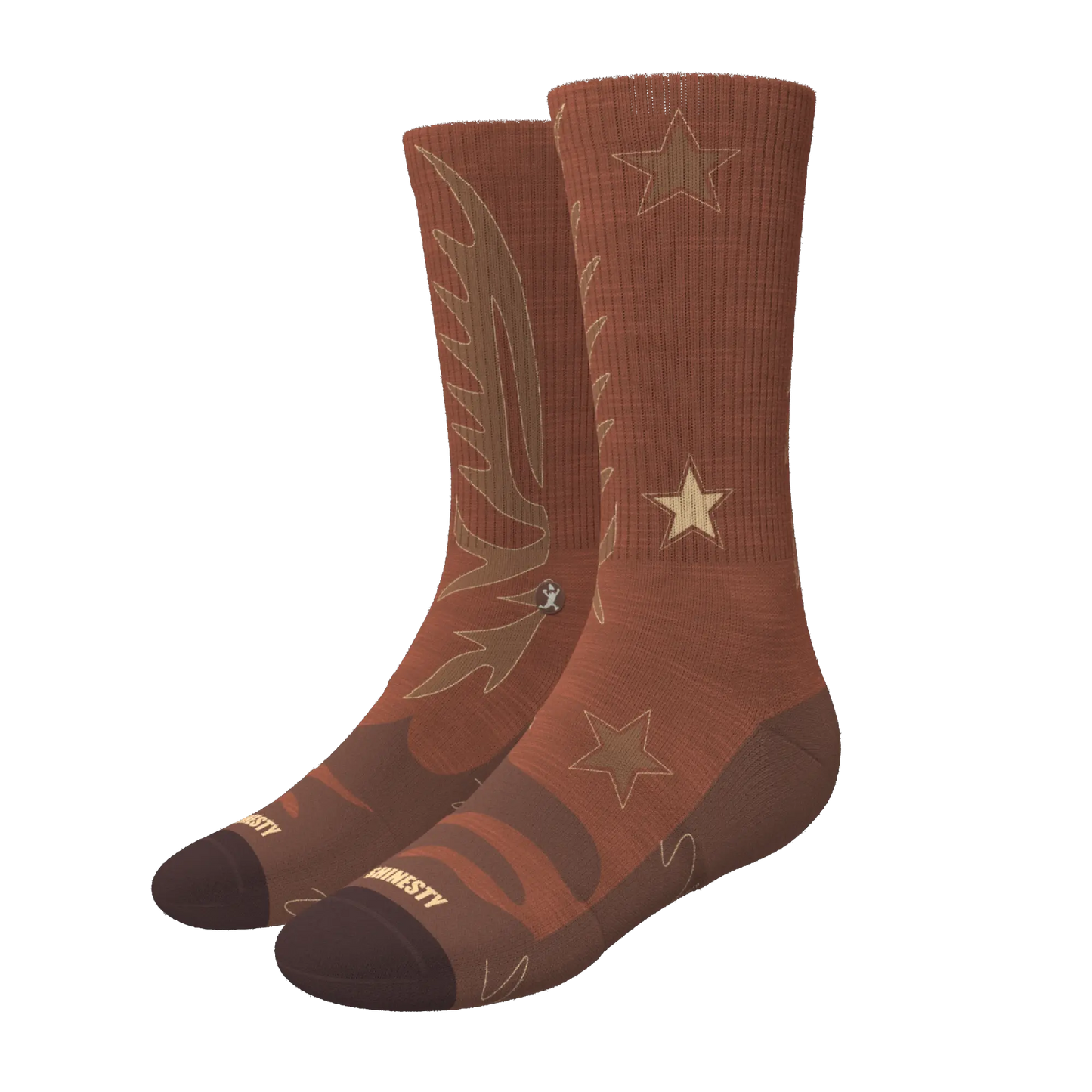 The Rodeo | Western Heel Hammock™ Crew Socks - MENLL