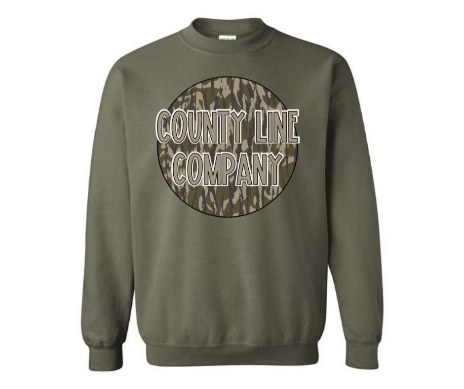 County Line Camo Crewneck County Line Company